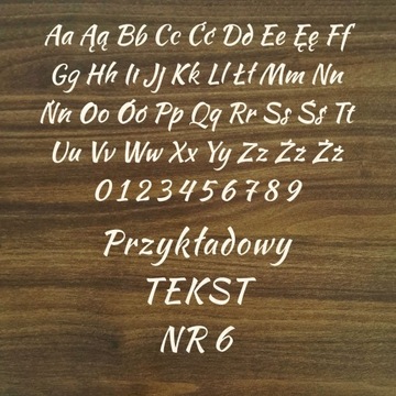 Деревянная буква из фанеры АЛФАВИТ, польские знаки, 10 узоров