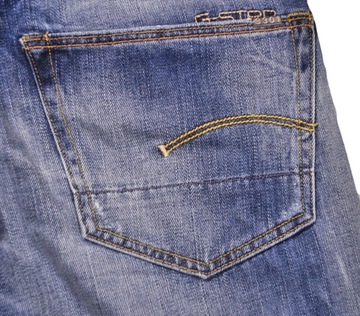 G-STAR RAW spodnie REGULAR blue jeans 3301 STRAIGHT _ W32 L32