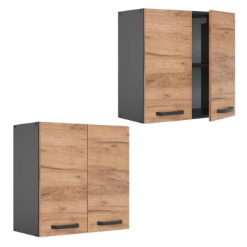 R-LINE ПОДВЕСНОЙ ШКАФ 60СМ ДУБ/АНТРАЦИТ VICCO