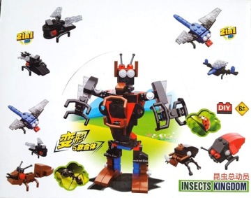 Блоки штабелирования НАСЕКОМЫЕ насекомые 10 уп. 278 штук