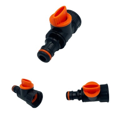 BLACK LINE Przyłącze z zaworem GW 3/4