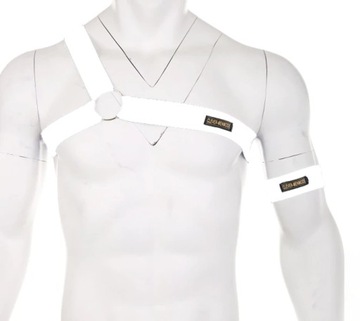 BDSM57 ELASTYCZNY HARNESS + opaska na ramię