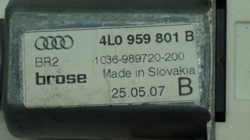 AUDI Q7 4L A6 C6 MOTOREK ZVEDÁNÍ SKEL
