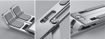 РЕГУЛИРУЕМАЯ ПОДСТАВКА ДЛЯ НОУТБУКА MACBOOK ПЛАНШЕТА АЛЮМИНИЕВАЯ