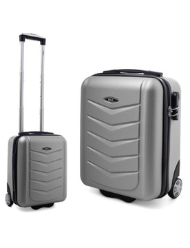 Mała walizka podróżna kabinowa podręczna 40x30x20 RGL 520 S szara