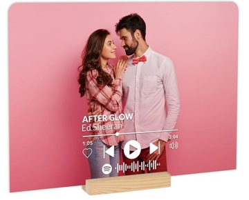 SZKŁO SPOTIFY A3 FULL ZDJECIE KOBIET WALENTYNKI Y4