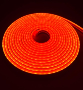 Taśma LED neon FLEX wąż czerwony 5m 12V neonowa