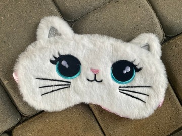МАСКА ДЛЯ СНЯТИЯ ДЛЯ ГЛАЗ РАССЛАБЛЕНИЕ OLDMAN PLUSH CAT НА Резинке