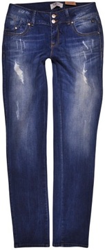LTB spodnie LOW WAIST blue jeans MOLLY _ W32 L34