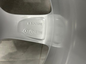 4× DISK HLINÍK AUDI OE A1 8X0 6.0" X 16" 5X100 ET 30