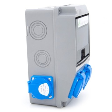 ROZDZIELNICA ZABEZPIECZONA 4*GS 230V + RÓŻNICÓWKA