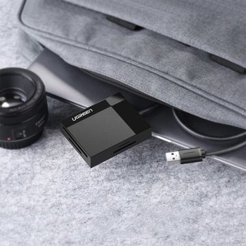 АДАПТЕР UGREEN Устройство чтения карт SD MicroSD CF TF MS ДО 256 ГБ USB 3.0 Plug&Play