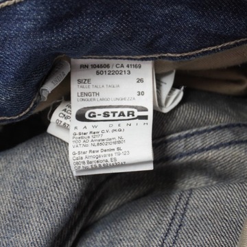 G-STAR Spodnie męskie jeans Rozmiar W26L30
