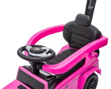 Автомобиль для езды, автомобиль с толкачом, Mercedes Benz, класс фуксия