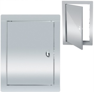 DRZWICZKI REWIZYJNE NIERDZEWNE 40x50cm ZATRZASK PL