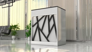 Стойка ресепшн R100 150x70см LED