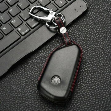 Кожаный чехол для ключа Skoda ENYAQ.