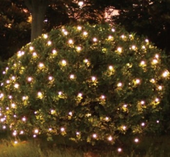 Siatka świetlna kurtyna biała LED 110 LED 80x80cm