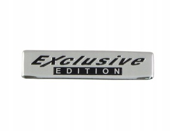 NAKLEJKA ALU EMBLEMAT EXCLUSIVE EDITION 3D CHROM