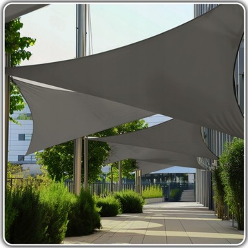 СОЛНЕЧНЫЙ ПАРУС, ВОДОНЕПРОНИЦАЕМЫЙ, ТРЕУГОЛЬНЫЙ САД, ТЕРРАСА, БАЛКОН, 3x3м