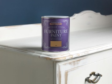 RUSTOLEUM ЗОЛОТАЯ МЕЛОВАЯ КРАСКА ДЛЯ МЕБЕЛИ 125мл