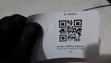 8125421 ZÓNA DEFORMACE NÁRAZNÍKU LEVÝ ZADNÍ BMW E38