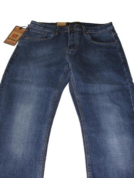 SPODNIE męskie jeansy przetarte W39 L32 100-104 cm
