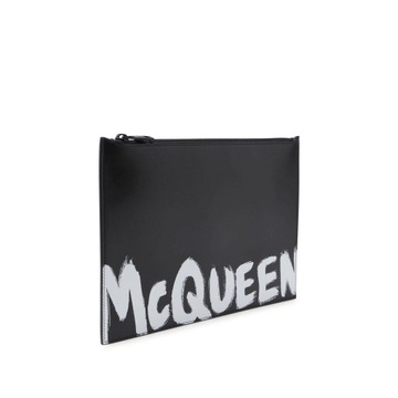 Alexander McQueen torebka kopertówka FALL WINTER 23/24 czarny