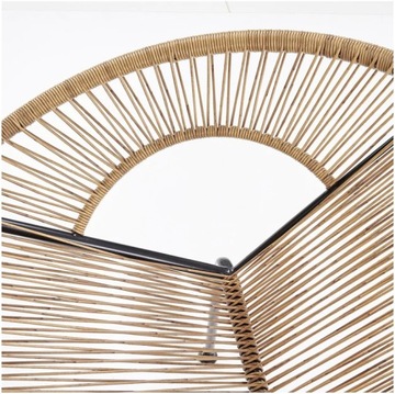 Стул в стиле бохо для гостиной BARI из натурального ротанга