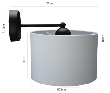 НАСТЕННЫЙ СВЕТИЛЬНИК, НАСТЕННЫЙ СВЕТИЛЬНИК, тип: 096-К LED, абажур