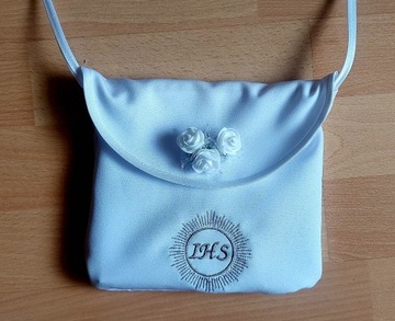 Сумка для причастия с вышивкой, клатч с маленькими розами ДЛЯ ПРИМАНИЯ РОЗ