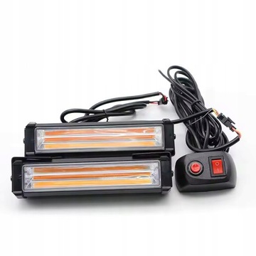Предупреждающая лампа Strobe Kogut светодиодные мигающие дорожные эвакуаторы 2 ПК.