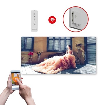 DEKORACYJNY PANEL GRZEWCZY na podczerwień o mocy 700W z WIFI