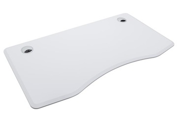 Blat biurka 140x70 cm MDF biały wytrzymały