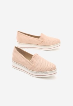 Born2Be Różowe Slip On damski 38 Ekoskóra