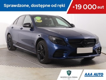 Mercedes Klasa C W205 Kabriolet Facelifting 1.5 200 184KM 2018 Mercedes C C 200 4MATIC, Salon Polska, Serwis ASO