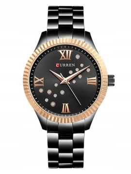 ZEGAREK DAMSKI CURREN + BOX CZARNE