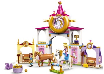 LEGO 43195 DISNEY КОРОЛЕВСКИЕ КОНЮШНИ БЕЛЛЫ И РАПУНЦЕЛЬ