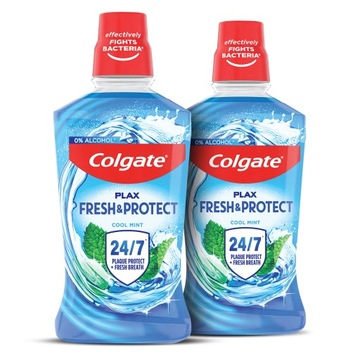 COLGATE PLAX płyn do płukania jamy ustnej 2x500 ml