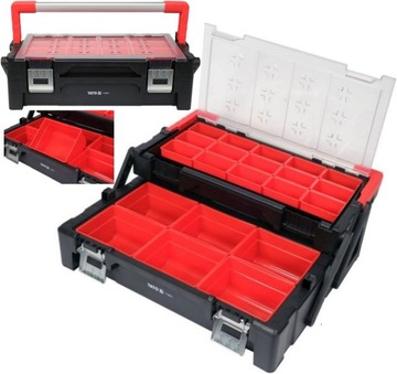 РАСШИРЯЕМЫЙ ЯЩИК ДЛЯ ИНСТРУМЕНТОВ YATO 560x305x165 мм