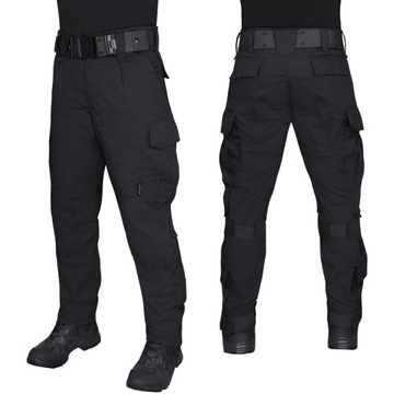 SPODNIE TAKTYCZNE BOJÓWKI 124L mk2 DOMINATOR OCHRONA ASG CZARNE 4XL