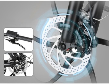Городской электрический велосипед Samebike 2024, 32 км/ч, 560 Вт, 12 Ач, 20 дюймов, мужской/женский