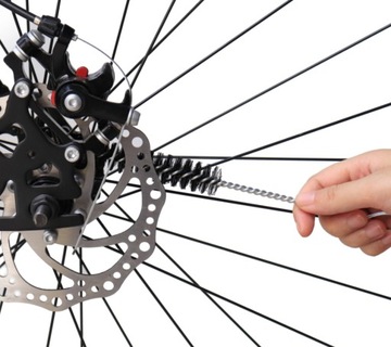 11 ЩЕТКИ ДЛЯ ЧИСТКИ ЦЕПИ МОТОЦИКЛА, СКУТЕРА, квадроцикла + СМАЗКА 400МЛ