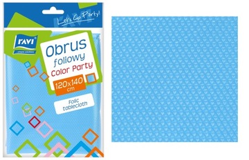 OBRUS FOLIOWY COLOR PARTY 120x140 cm WIELORAZOWY