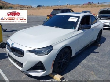 BMW Seria 2 G42-U06 2022 BMW M2 2022r, M240I, XDrive, 3.0L 3.0 Benzyna 405KM