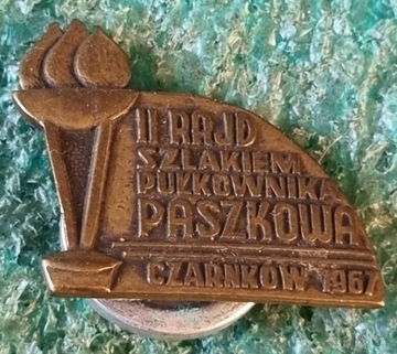 ODZNAKA II RAJD SZLAKIEM PŁK. PASZKOWA CZARNKÓW 67