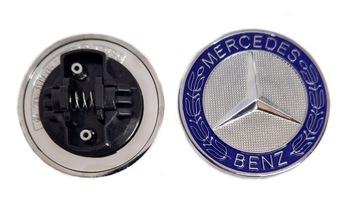 MERCEDES EMBLEMAT ZNACZEK LOGO NA MASKĘ 56mm