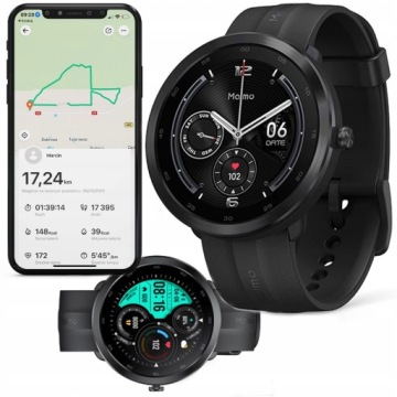 SMARTWATCH Maimo Watch R z GPS ZEGAREK CZARNY 46mm