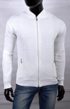 Sweter Męski Bluza Bejsbolówka Przejściowy