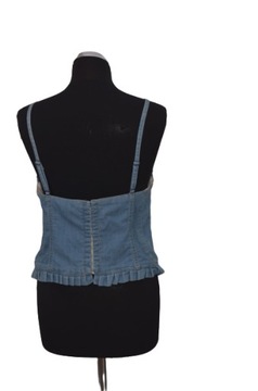 E7680 New Look damski pisowany jeansowy gorset XXL